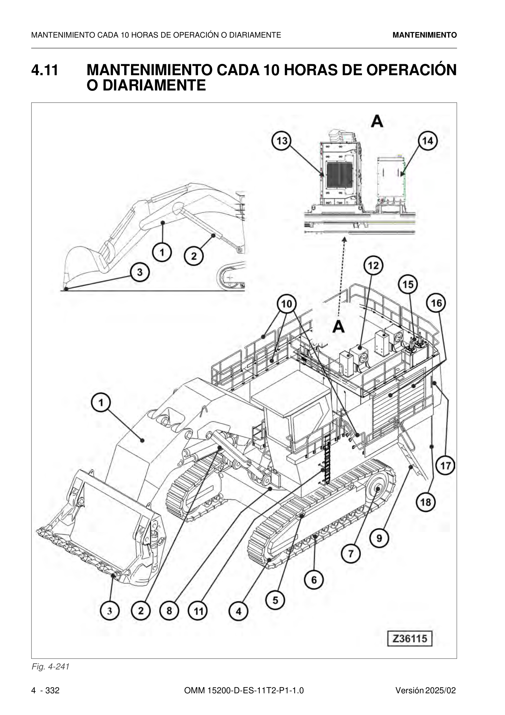 Puntos inspeccion diaria PC5500