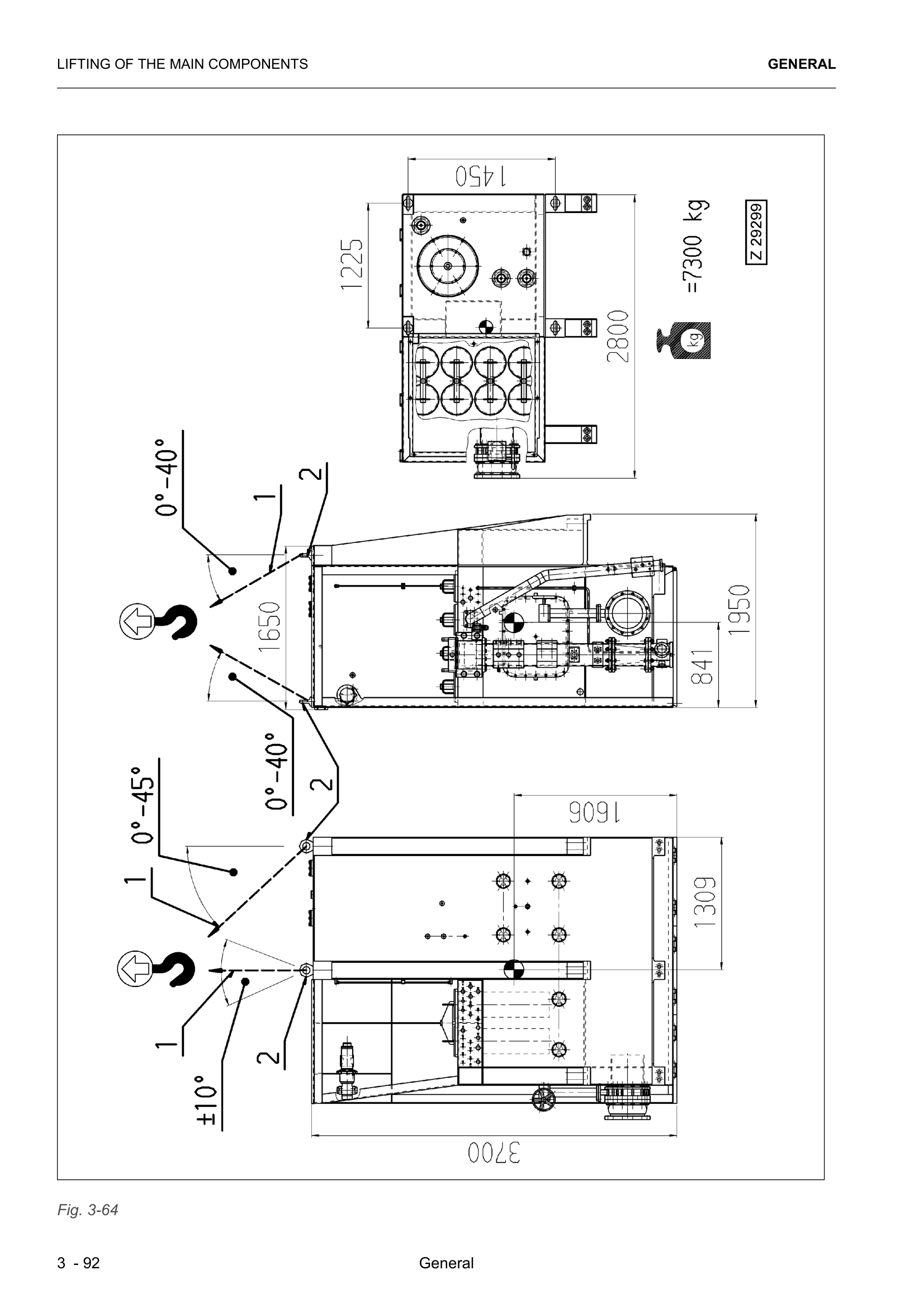 Reservorio aceite hidraulico PC8000