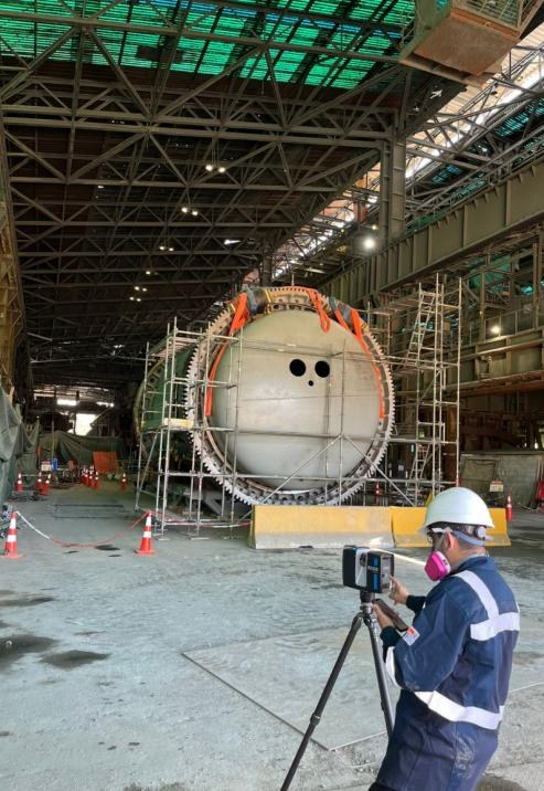 Escaneo láser 3D en terreno